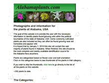 Tablet Screenshot of alabamaplants.com